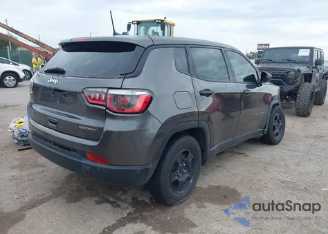 2019 Jeep Compass Sport Fwd from USA, damaged, VIN 3C4NJCABXKC685912